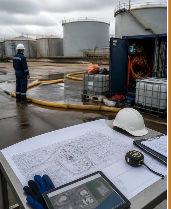 Разработка плана ликвидации разливов нефти в Ивантеевке